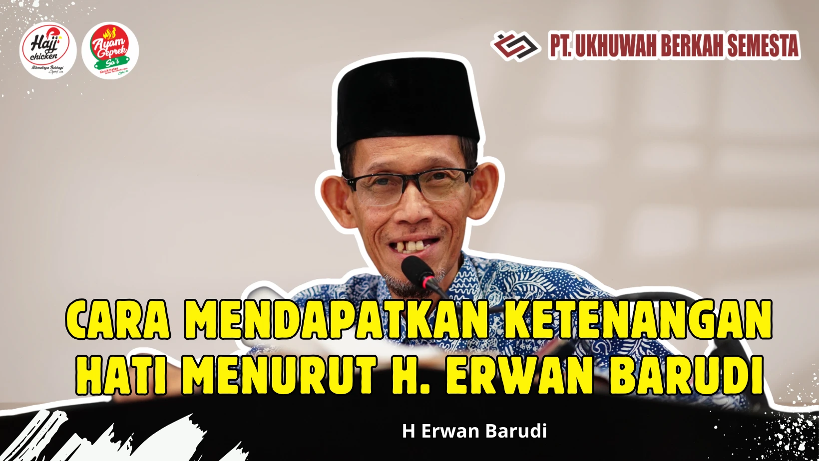 Cara Mendapatkan Ketenangan Hati Menurut H. Erwan Barudi