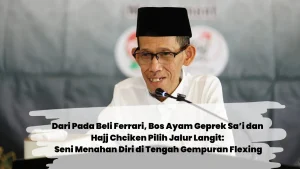 Dari Pada Beli Ferrari, Bos Ayam Geprek Sa’i dan Hajj Chciken Pilih Jalur Langit: Seni Menahan Diri di Tengah Gempuran Flexing