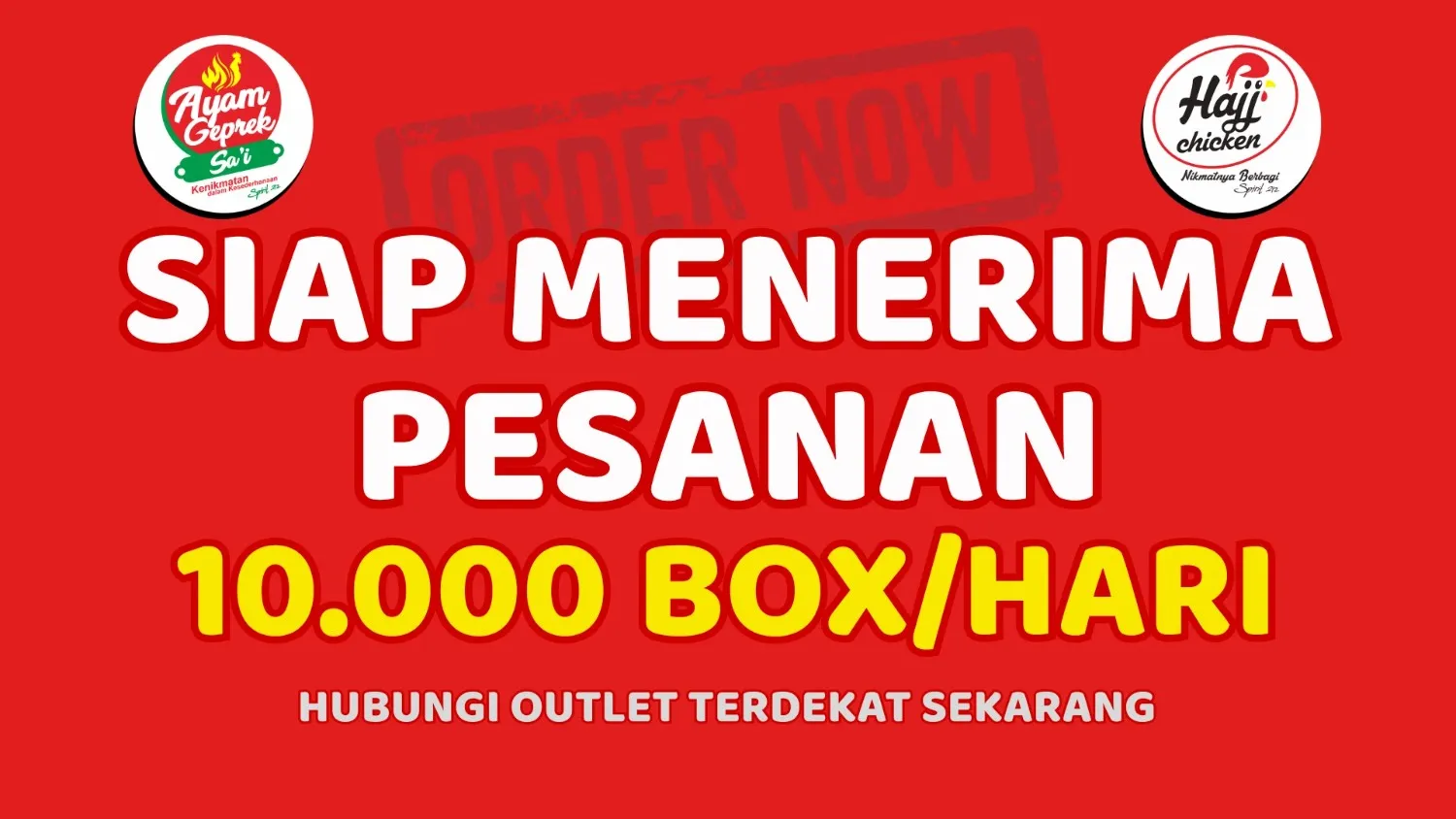 Hajj Chicken Siap Menerima Pesanan Hingga 10.000 Box per Hari untuk Berbagai Acara